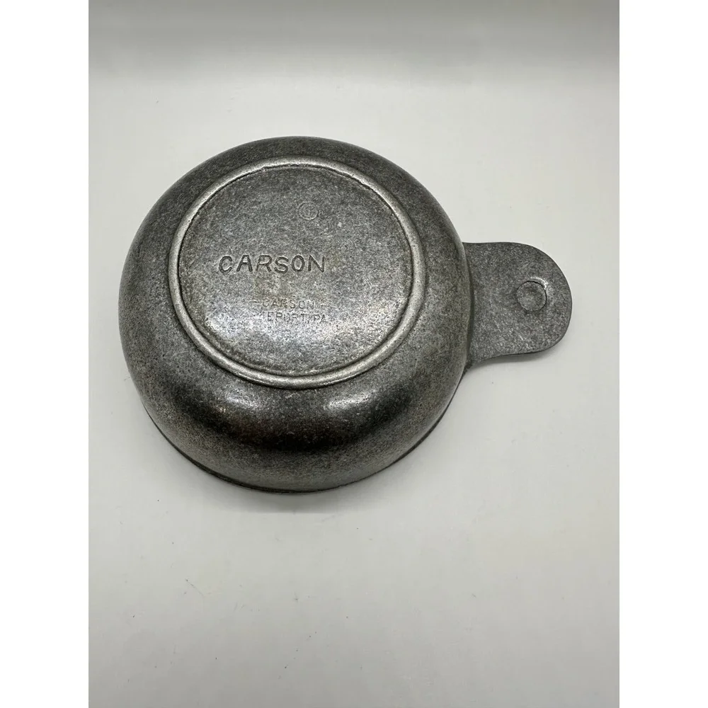 Vintage Carson Pewter Baby‎ Bowl 6.5x2
